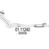 MTS 01.11240 Exhaust Pipe